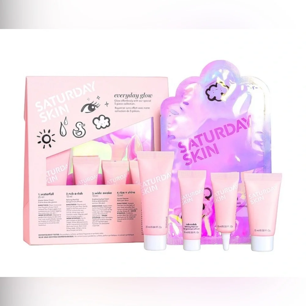 Saturday Skin Everyday Glow Gift Set (5) - Picture 2 of 5